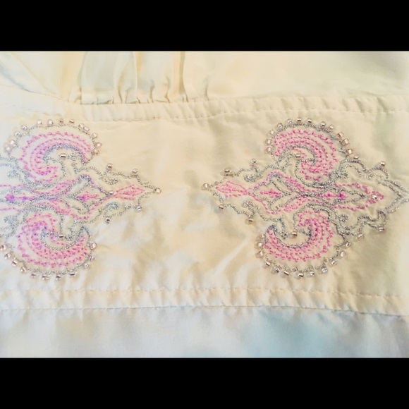 Vintage spaghetti strap top 100% silk satin XS - Picture 2 of 7